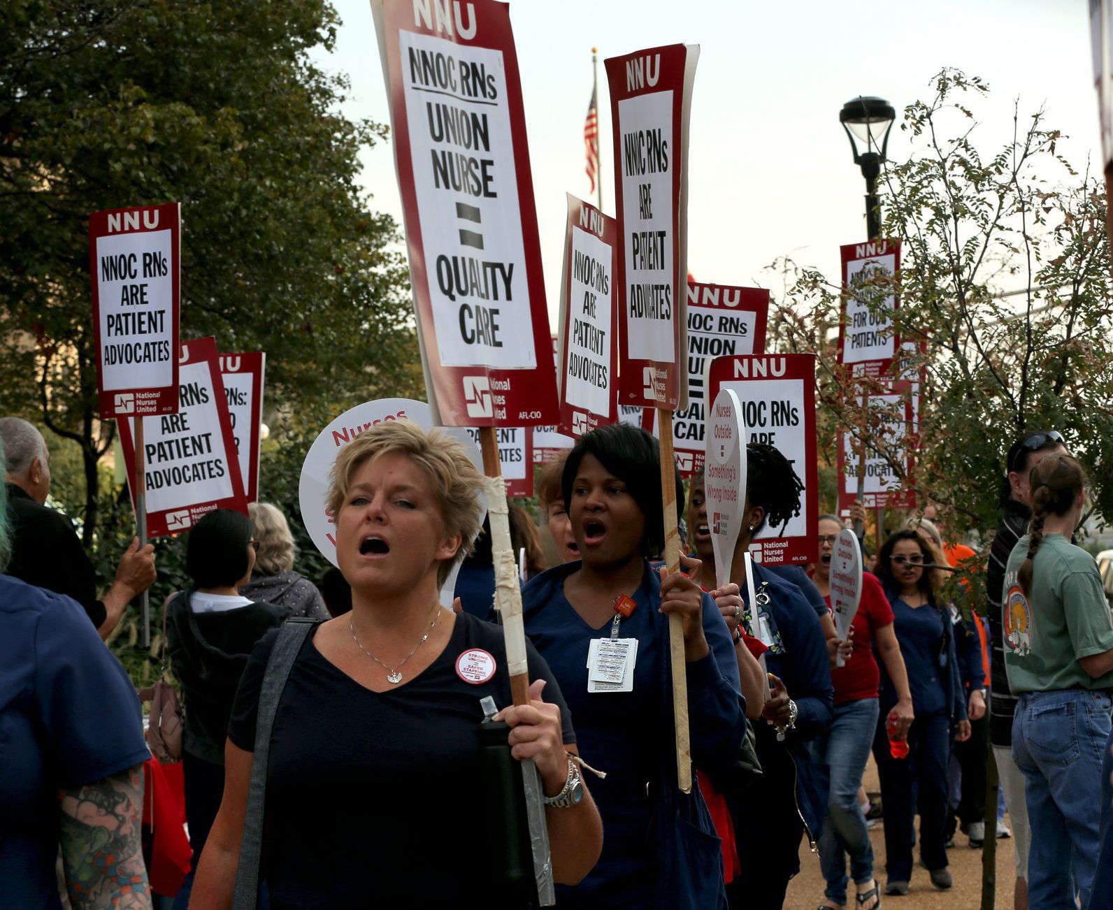 Nurses picket short staffing at SLU Hospital